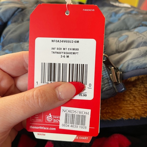 🆕 north face infant  jacket 3-6 - Picture 9 of 9